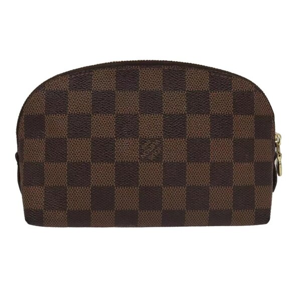 LOUIS VUITTON Damier Ebene Pochette Cosmetic PM Pouch N47516 LV Auth am7399 - Picture 2 of 16